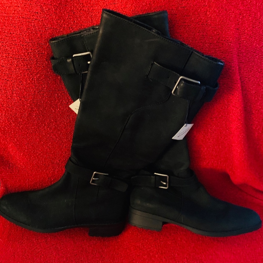 Cole Hahn black / suede waterproof boots